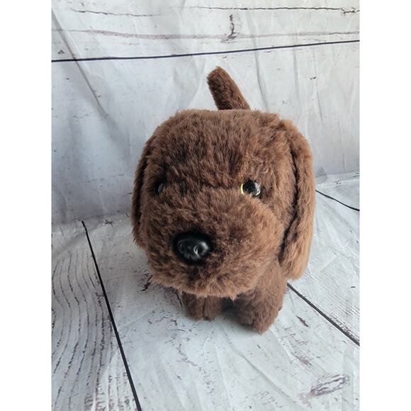 American Girl dog pet Chocolate Chip Labrador brown with collar Hard Body - Picture 3 of 9